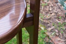 Tall Walnut Barstools 5 small