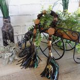 African Decor Animal Print Beaded Garland 2 small