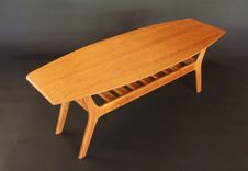 Spicoli Danish Surfboard Coffee Table In Cherry 2 small
