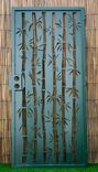 Artistic Metal Bamboo Gate - Decorative Garden Gate - Handmade - Security Door 1 small