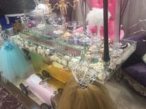 Acrylic Bridal Table - Clear Modular Top, Mirror Base 3 small