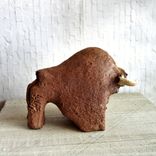 Cave Art Bison Artist Hand Carved Rendition Buffalo Cave Art 2 small