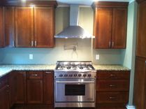 Modern Cherry Custom Kitchen Cabinets 1 small