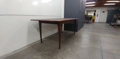 Mid-Century Modern Solid Walnut Dining Table (Or Desk) 3 small