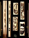 Grateful Dead, Gifts, Walking Stick, Hiking Stick, Custom, Personalized, Walking Stick, Carved 4 small