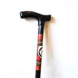 Family Crest Custom Painted Walking Stick 2 small