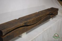 Unique Mantel With Reclaimed Wood And Metal Wave 3 small