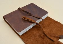 Leather Bound Journal Art Sketchbook Travel Adventure Diary Architect Field Notebook 668b 5 small