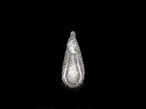 Custom Hood Ornament Crystallized Car Bling European Crystals Bedazzled 2 small