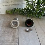 Elegant Checks Salt And Pepper Shaker Checked Decor Buffalo Check Kitchen Decor 3 small