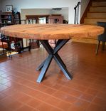 Reclaimed White Oak On Starburst Pedestal 6 small