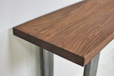 Narrow Desk, Modern Small Desk, Desk With Metal Legs, Skinny Desk, Thin Desk, Hallway Desk 3 small