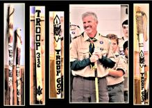 Retirement Gift,Employee Gift,Hiking Stick,Walking Stick,Wood Anniversary,Troop Leader Gift 5 small