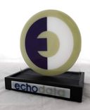 Fused Glass Logo Sculpture - Echo Data 3 small