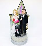 American Gothic Wedding Anniversary Cake Topper 1 small
