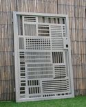 Decorative Steel Gate - Crisscross Steel Gate - Steel Art Panel - Custom Gate 2 small