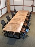 Custom Chevron Conference Table From Reclaimed Wood 5 small