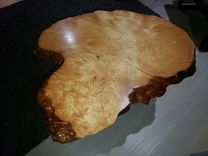 Coffee Or End Table- Redwood Cookie Wood Slab 4 small