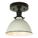Farmhouse Ii Flush Mount, Matte Black 1 small