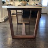 Single Slab Walnut Conference Table // Boardroom Table 1 small