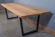 Live Edge Dining Room Table Made With White Oak 2 small