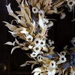 Large Buffalo Check Summer Wreath Checked Wall Decor Checkered Courtly Wreath 6 small