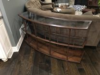 Hickory And Glass Curved Sofa Table 1 small