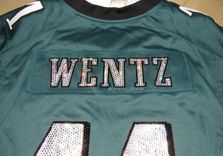 Crystallized Jersey Any Team Player Nfl Football Sports Bling European Crystals Bedazzled 4 small