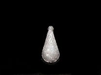 Custom Hood Ornament Crystallized Car Bling European Crystals Bedazzled 4 small