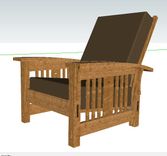Morris Chair & Ottoman 3 small
