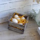 Brown Eggs And Egg Crate Farmer's Market Produce Basket Rustic Farmhouse Decor 5 small