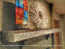 Stainless Fireplace Mantels And Floating Shelves 1 small