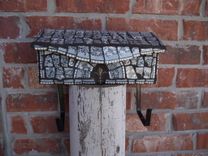 Mosaic Letterbox Mailbox - Broken China Mosaic Wall Mount 6 small