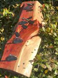 Live Edge Cedar Wood And Metal Hanger Coat Rack 1 small