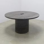 Modern Round Shape Custom Conference Table, Laminate Top - Newton Meeting Table 2 small