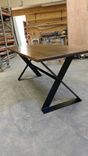 Modern X Frame Style Dining Table 3 small