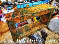 Copper Tables With Beautiful Patina 4 small