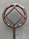Wrought Iron Hose Guides; Decorative Iron Garden Stakes & Pathway Markers 1 small