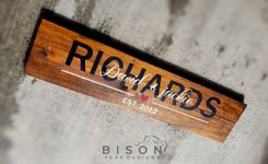 Personalized Wood Sign. Made To Order. 2 small