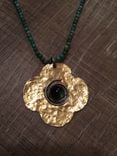 Green Tourmaline Cross 2 small