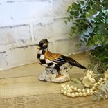 Courtly Bird Of Paradise Checked Songbird Decor Black And White Check Decor 2 small