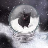 Snow Globe Artwork Custom Portrait Painting Of Pet, Home Or Family 4 small