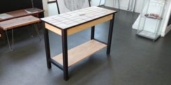 Lori's Maple And Wenge Inlaid Sofa, Entry Hall, Of Console Table 1 small