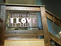 Custom Fully Welded Frame Panel With Decorative Embossed Branches 1 small