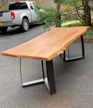 Prairie Live-Edged Dining Table Set - Table And Bench 3 small
