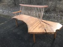George Nakashima Style Conoid Bench 4 small