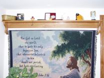 Tapestry Quilt Rack 59" Quilt Display Holder - Wall Quilt Rack 1 small