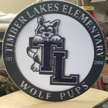 Custom Round Metal Multi-Layer Signs 1 small