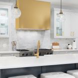 Akicon 30" Stainless Steel Range Hood, Modern Box Kitchen Hood With Powerful Vent Motor, Wall Mount 3 small