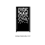 Melt Garden Gate - Decorative Steel Gate - Entry Gate - Architectural Panel - Handmade 2 small